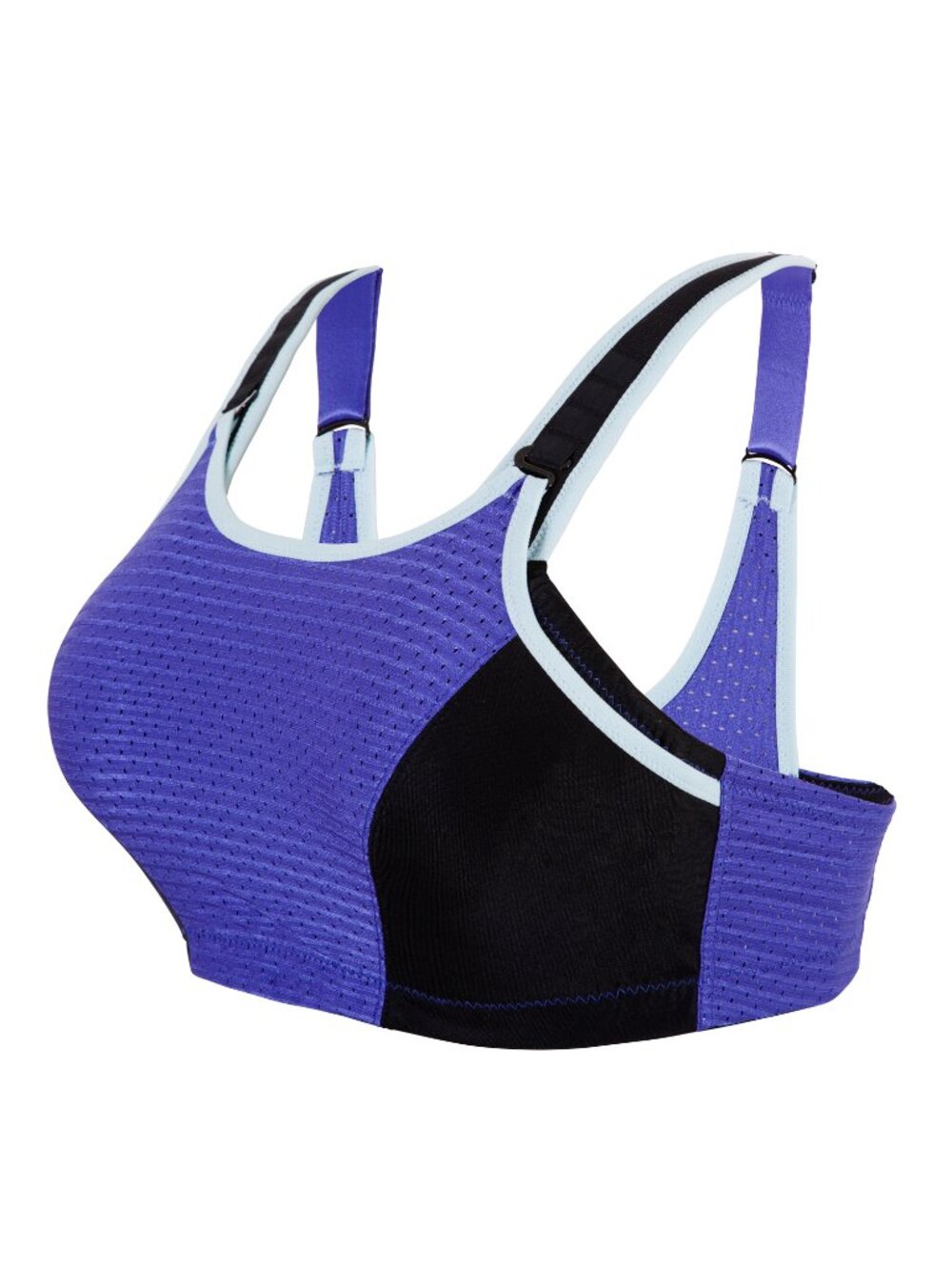 Glamorise SPORT Bra 32DD Underwire (4 Support Levels) High-Impact ~Wicks! Purple - Picture 9 of 16